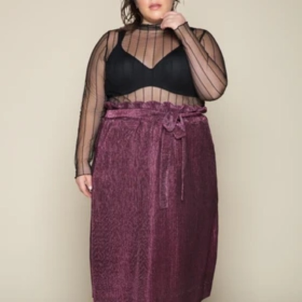 Premme paperbag waist skirt